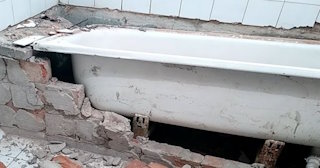 Демонтаж ванной комнаты в Ялте - стоимость работ от 841 руб. | Сварной-Ялт